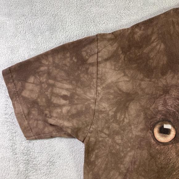 The Mountain Shirt Adult XL Brown Labrador Dog Face Graphic Tee Short Sleeve - Picture 6 of 13